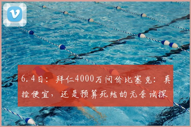 6.4日：拜仁4000万问价比塞克：真捡便宜，还是预算死结的无奈试探？_中卫_欧元刷_国米